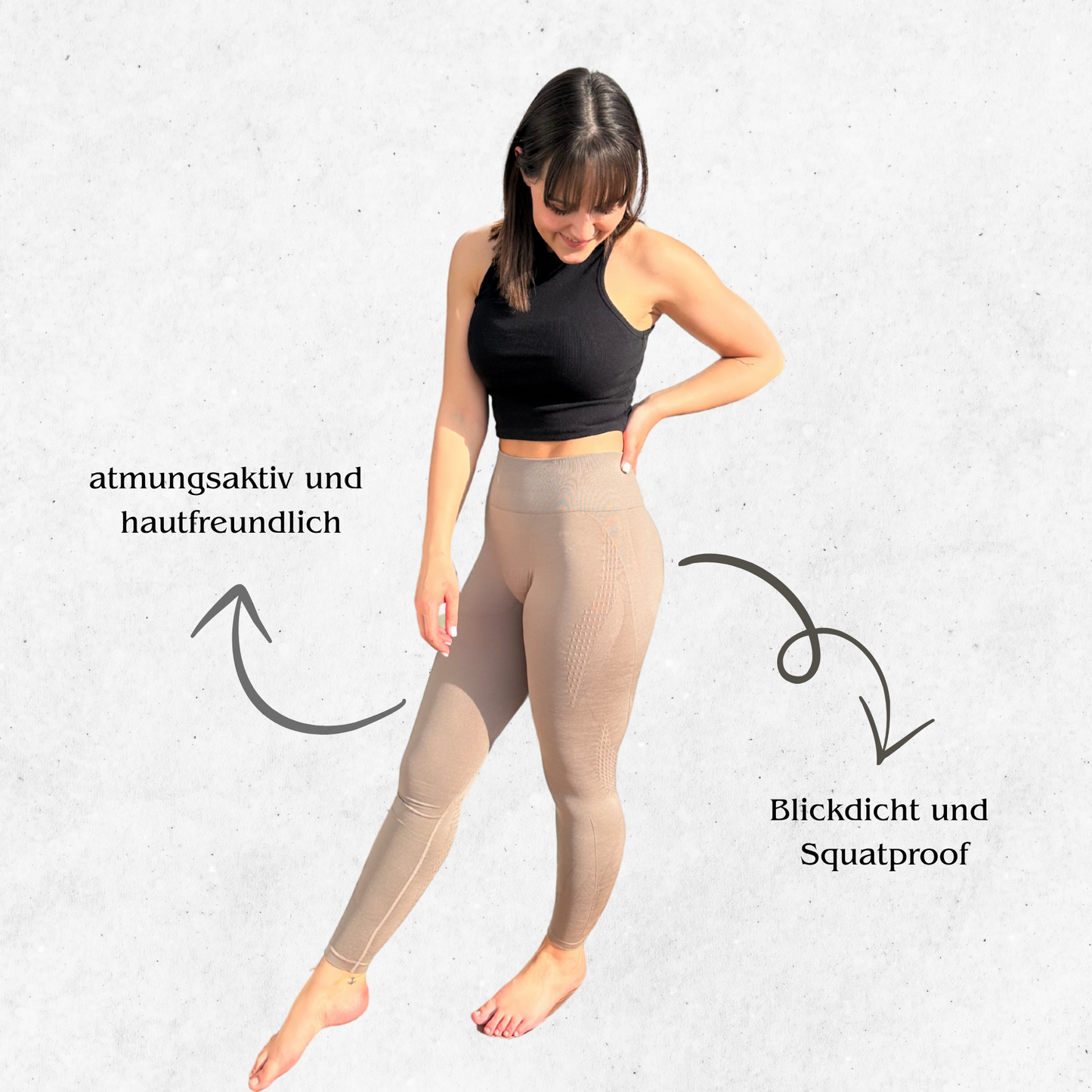 Seamless Scrunch High-Waist Leggings - Anti-Cellulite Effekt