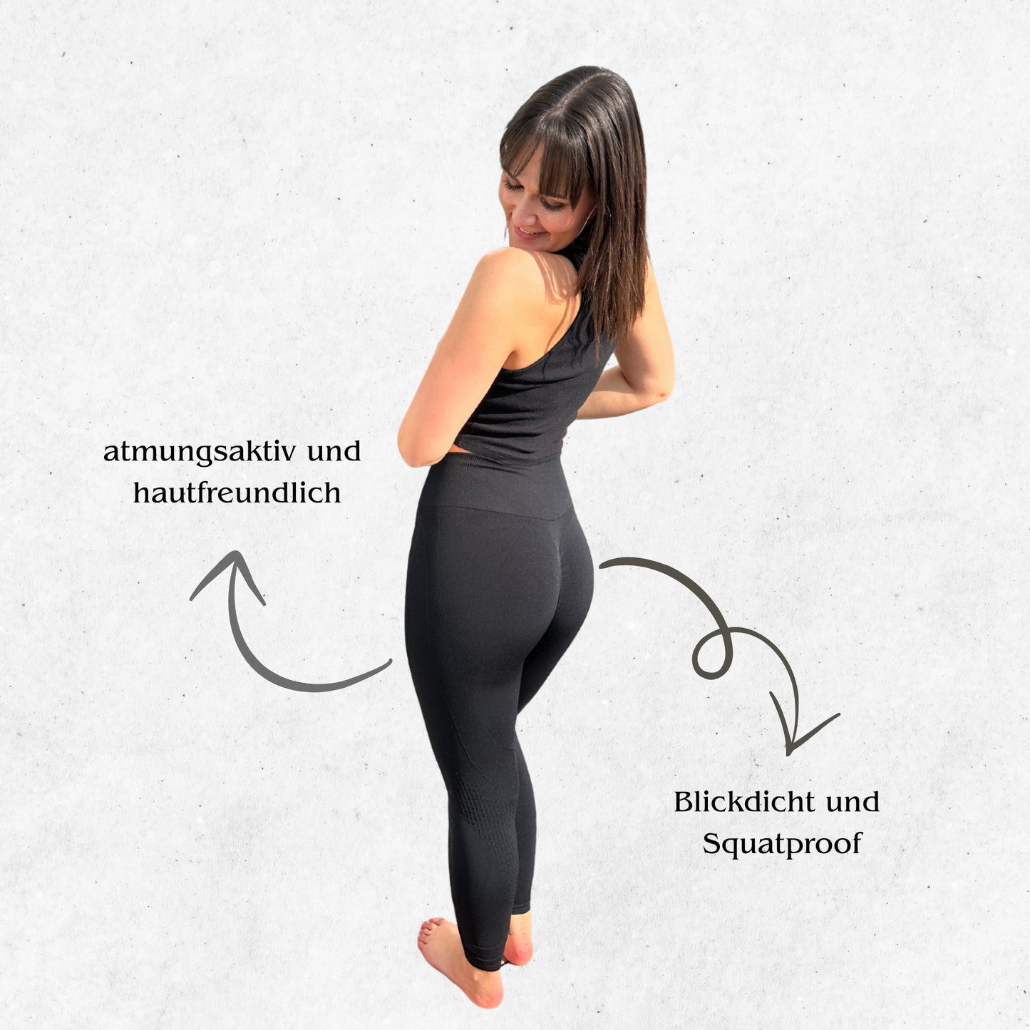 Seamless Scrunch High-Waist Leggings - Anti-Cellulite Effekt